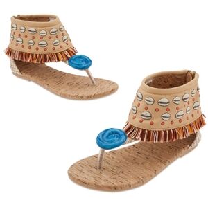 Disney Moana Costume Sandals Seashell Ocean Vacation